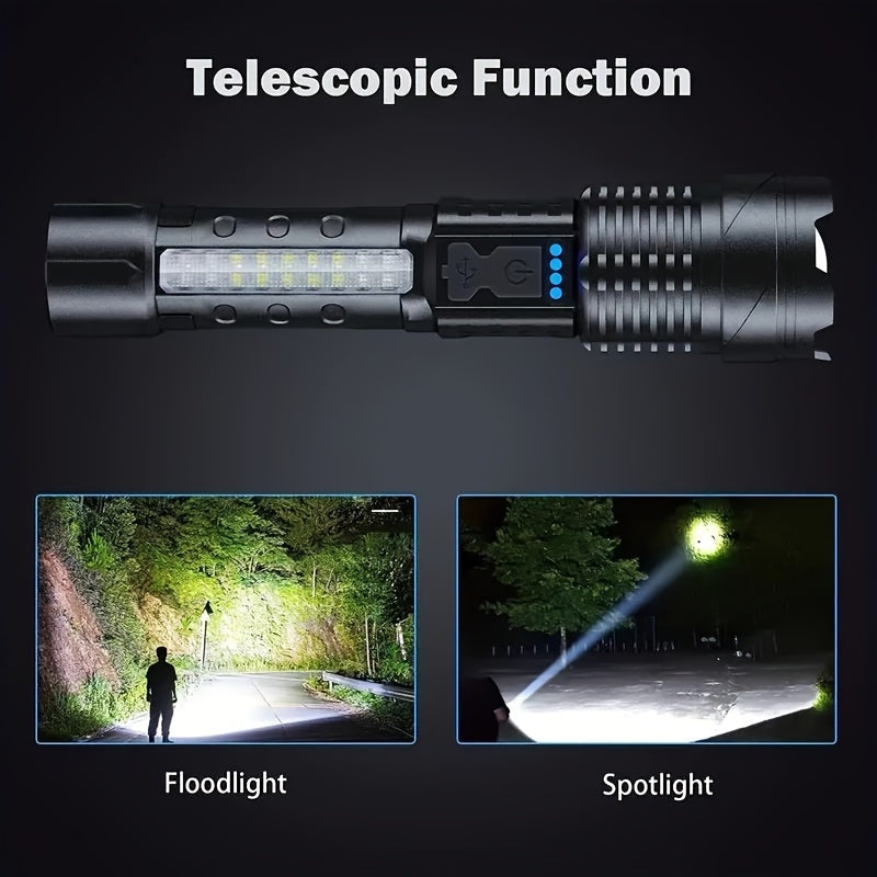 1pc Super Powerful Rechargeable Torch Flood Light