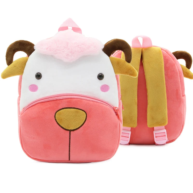 Cartoon cute plush backpack animal backpack