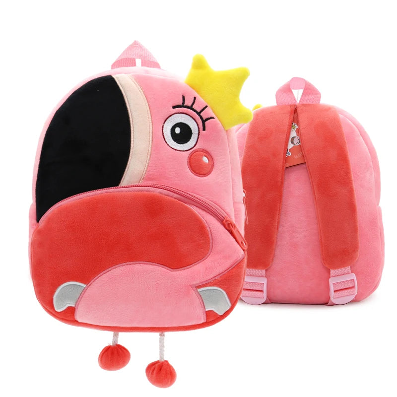 Cartoon cute plush backpack animal backpack